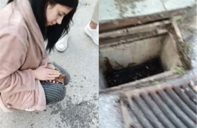 Η 21χρονη νοσηλεύτρια με το γατάκι στα χέρια της