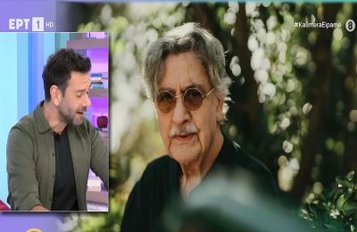 Ο Γιώργος Λιάγκας βγήκε ζωντανά από την Τήνο στην έναρξη της εκπομπής.
