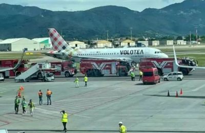 Μετά το τραγικό συμβάν το αεροδρόμιο του Μπέργκαμο παρέμεινε κλειστό για μια περίπου ώρα